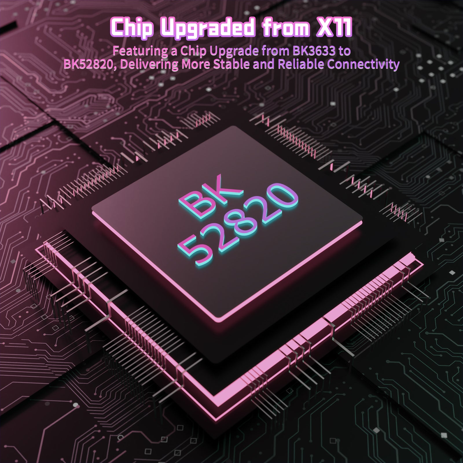 ATTACK SHARK X11SE Mouse Chip Upgrade: BK52820 for Improved Connectivity