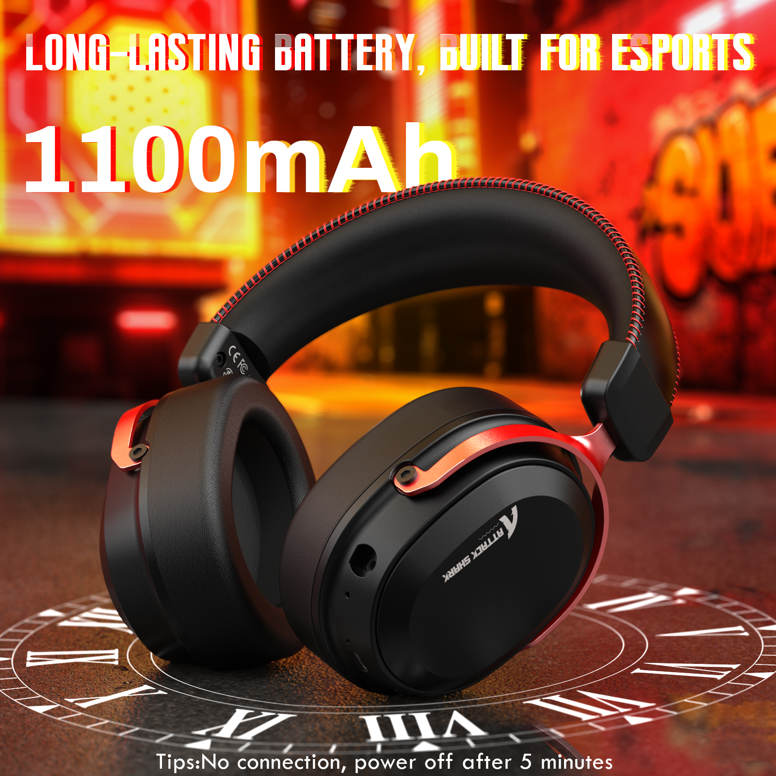 Headset Gamer Sem Fio ATTACK SHARK L30PRO