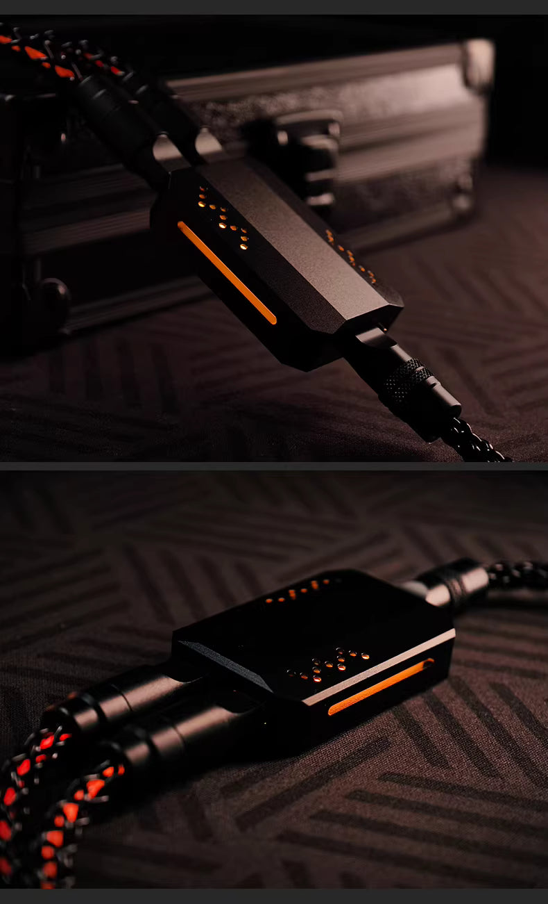 Cabo Tipo C 2 em 1 ATTACK SHARK C07 PRO para Teclado/Mouse Gamer 8KHz