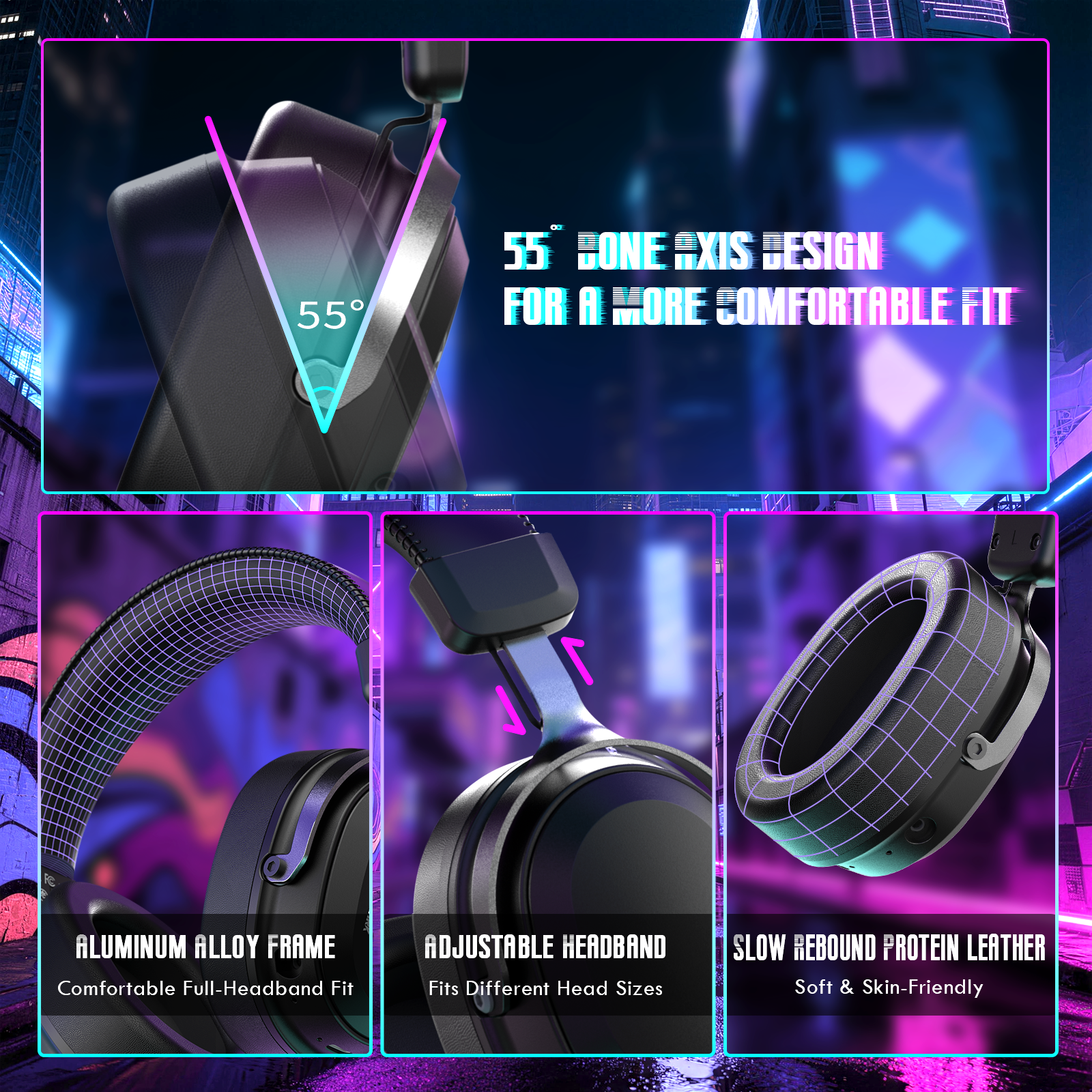 Headset Gamer Sem Fio ATTACK SHARK L30PRO