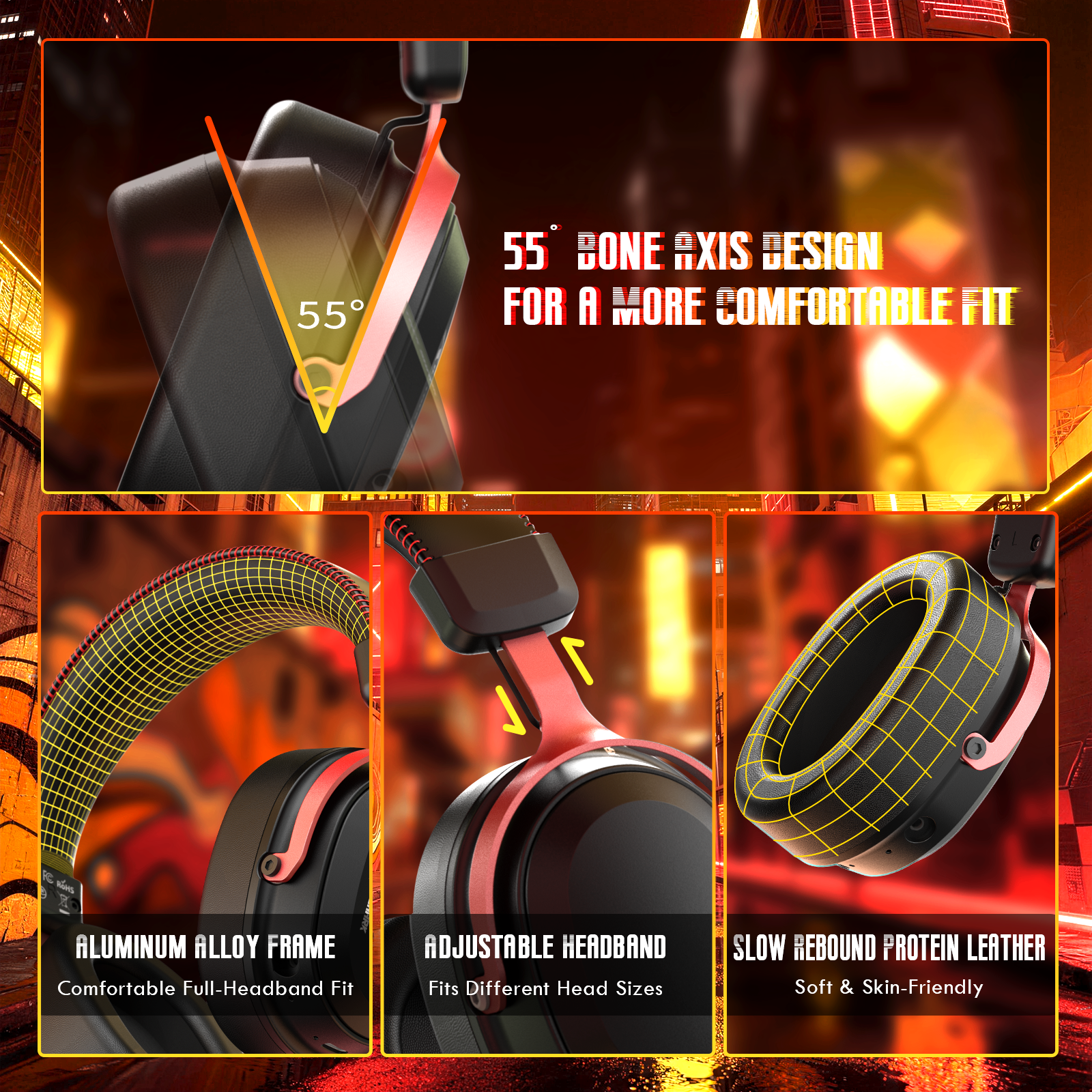 Headset Gamer Sem Fio ATTACK SHARK L30PRO