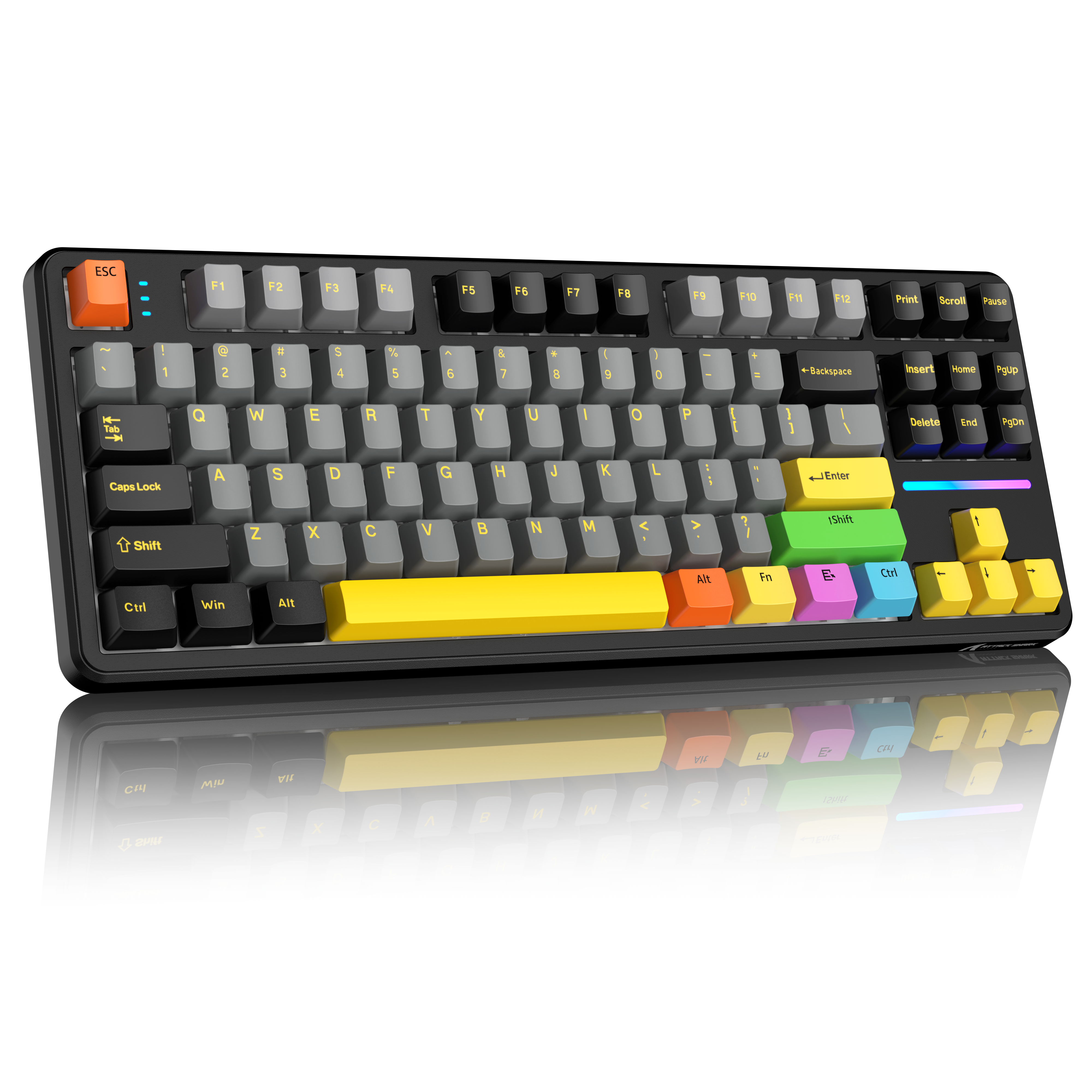 Teclado Mecânico com Junta Tri-modo ATTACK SHARK X87