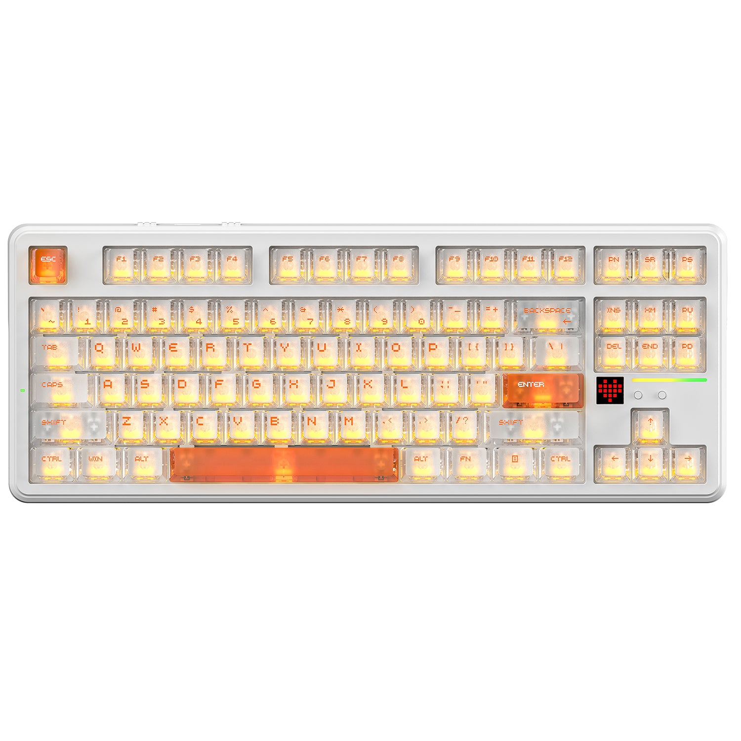 Teclado Mecânico Sem Fio ATTACK SHARK X87 ULTRA com Receptor Sem Fio 8K